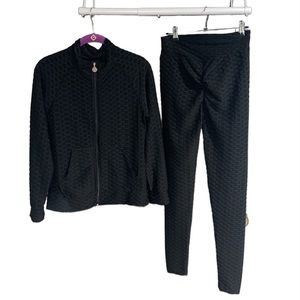 Ling Fashion S/M Scrunchie Hoodie & Leggings Set S / M